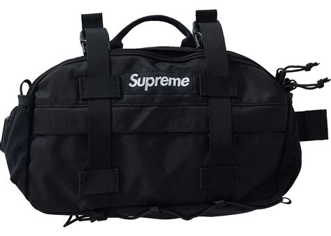 supreme lv shoulder bag black|supreme shoulder bag fw19.